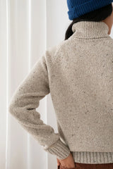 Ballyhalbert Turtleneck knit Beige | TWOTHIRDS