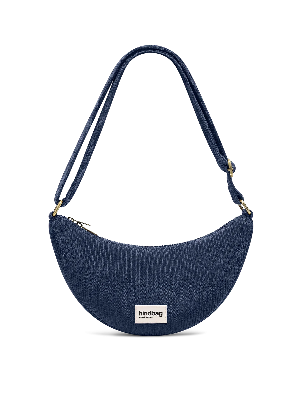 Andrea Fourrure Velours Marine | HINDBAG