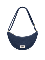 Andrea Fourrure Velours Marine | HINDBAG