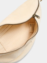 Sasha cream corduroy Bum Bag | Hindbag