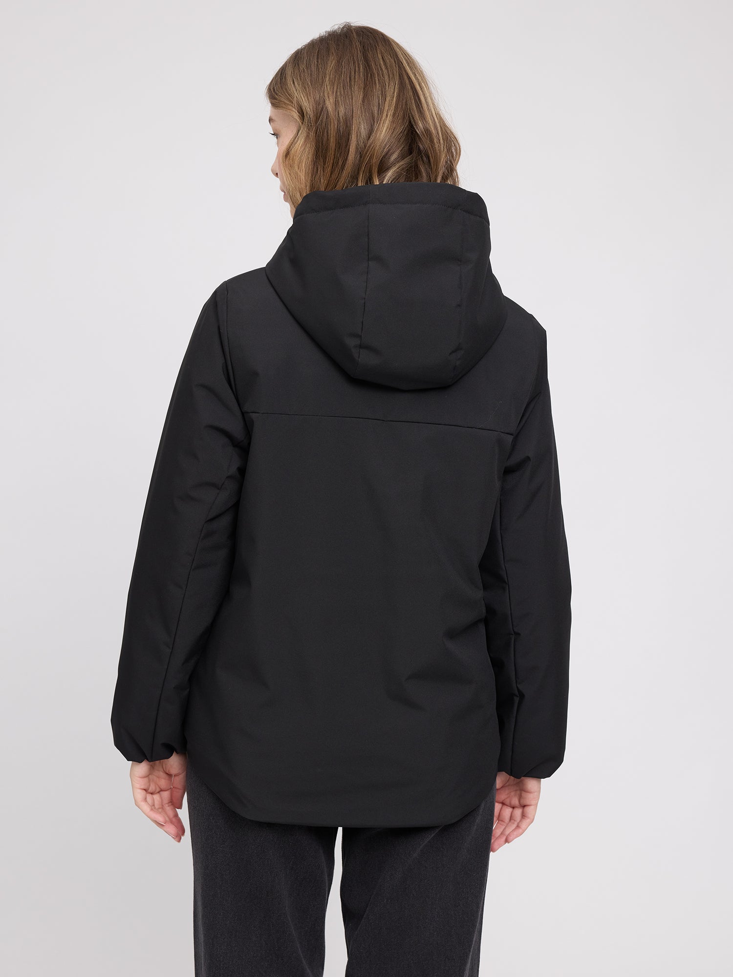 Damenjacke Basic Padded Schwarz | MAZINE