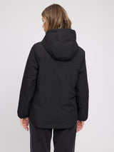Damenjacke Basic Padded Schwarz | MAZINE