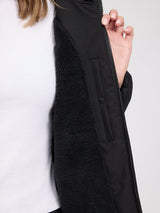 Damenjacke Basic Padded Schwarz | MAZINE