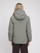Giacca Imbottita Sherpa Naturale/Bottiglia Chiaro | MAZINE