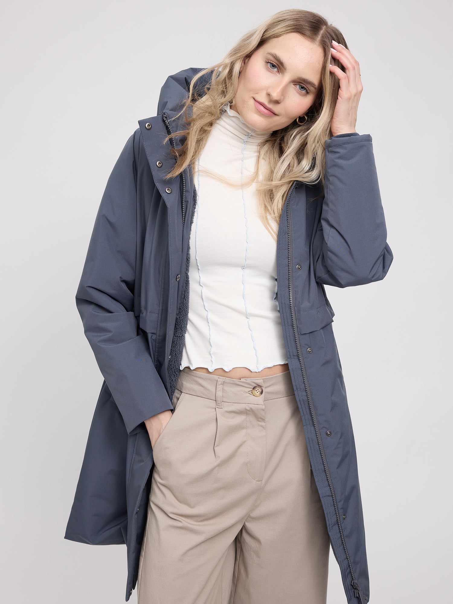 Parka Basic Wattiert Night Flight | MAZINE