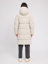 Giubbotto Puffer Basic in Piuma Grigio Donna | MAZINE
