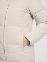Giubbotto Puffer Basic in Piuma Grigio Donna | MAZINE