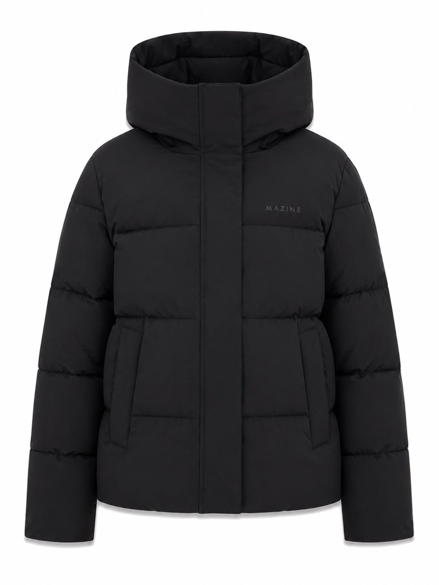 Giacca Puffer Basic Donna Nera | MAZINE