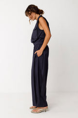Top Bea Navy Woman Gots Cotton | Skfk