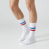 Calze a righe Athletic Essentials - Bianco | JIMMY LION