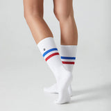 Calze a righe Athletic Essentials - Bianco | JIMMY LION