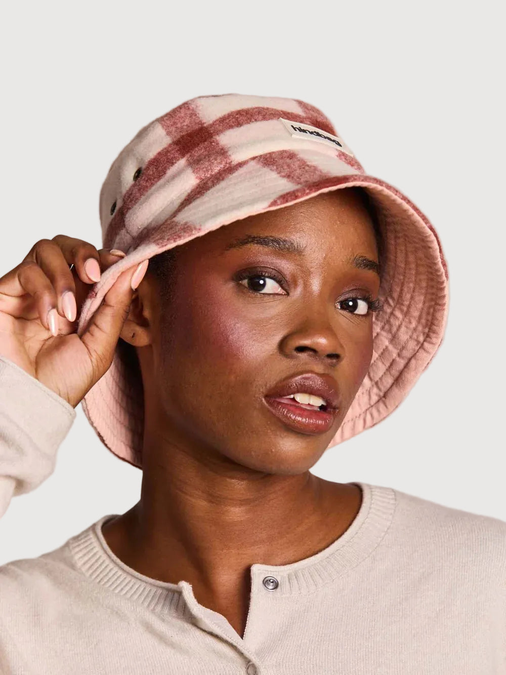 Bob the Bucket Hat pink tartan | Hindbag