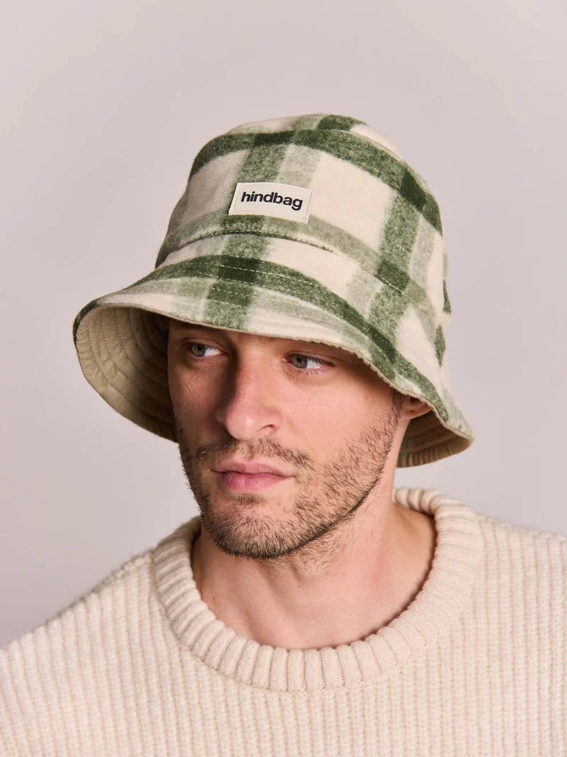 Bob the Bucket Hat green tartan | Hindbag
