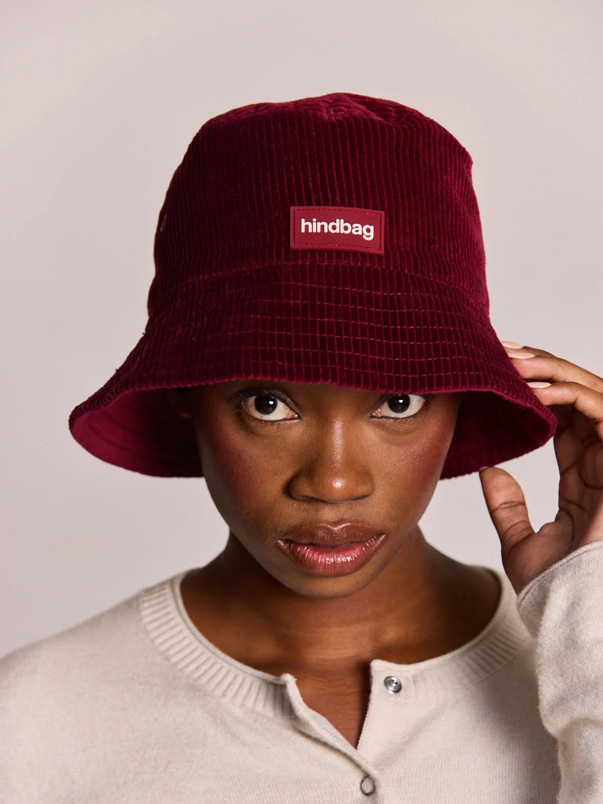 Bob the Bucket Hat burgundy corduroy | Hindbag