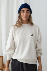 Bobitz Ecru Sweater | TWOTHIRDS