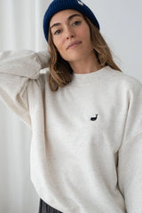 Bobitz Ecru Sweater | TWOTHIRDS