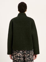 Jacke Bouclé Dark Turtle GOTS aus Baumwolle | Lanius