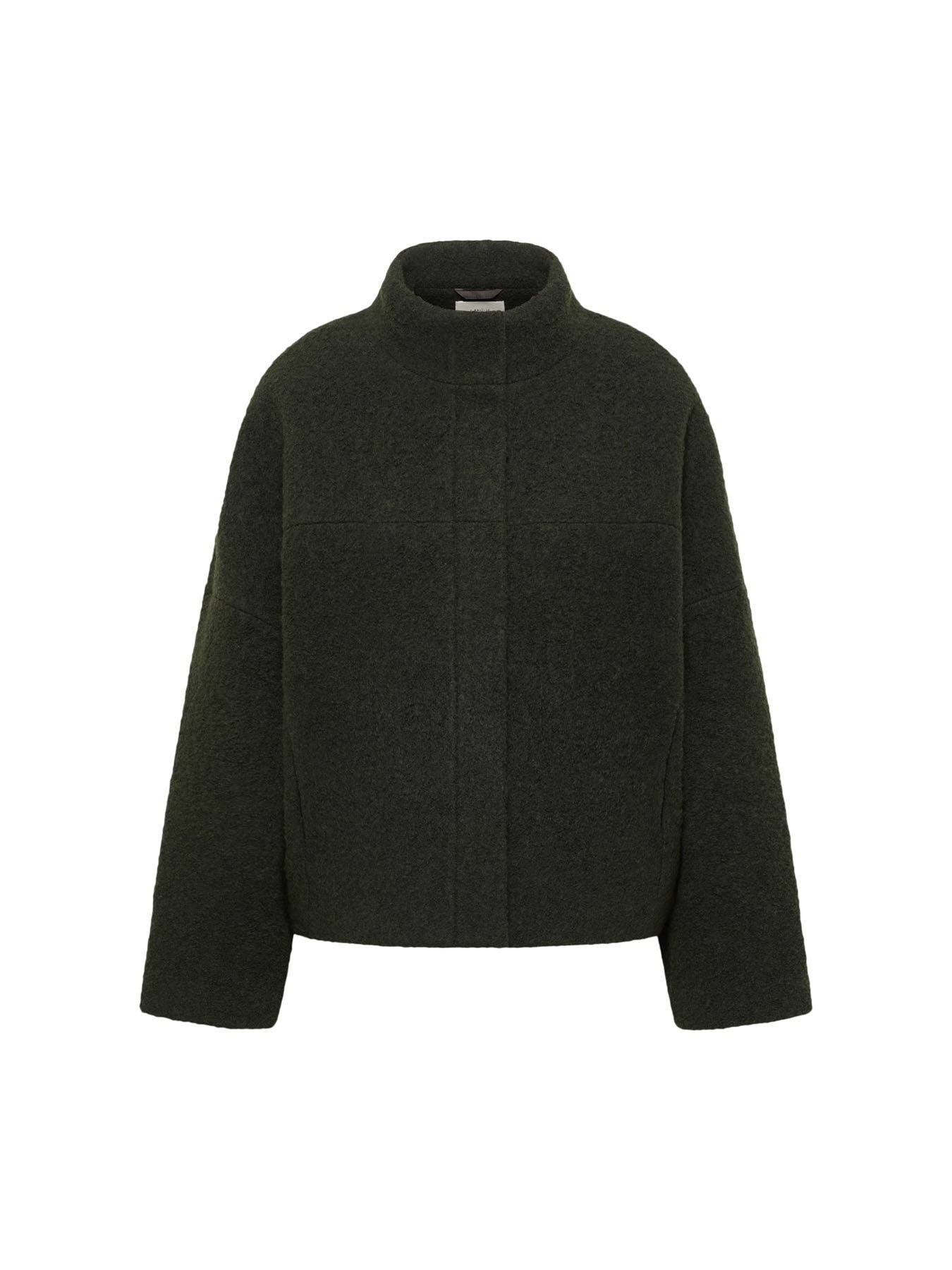 Jacke Bouclé Dark Turtle GOTS aus Baumwolle | Lanius