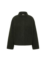 Jacke Bouclé Dark Turtle GOTS aus Baumwolle | Lanius