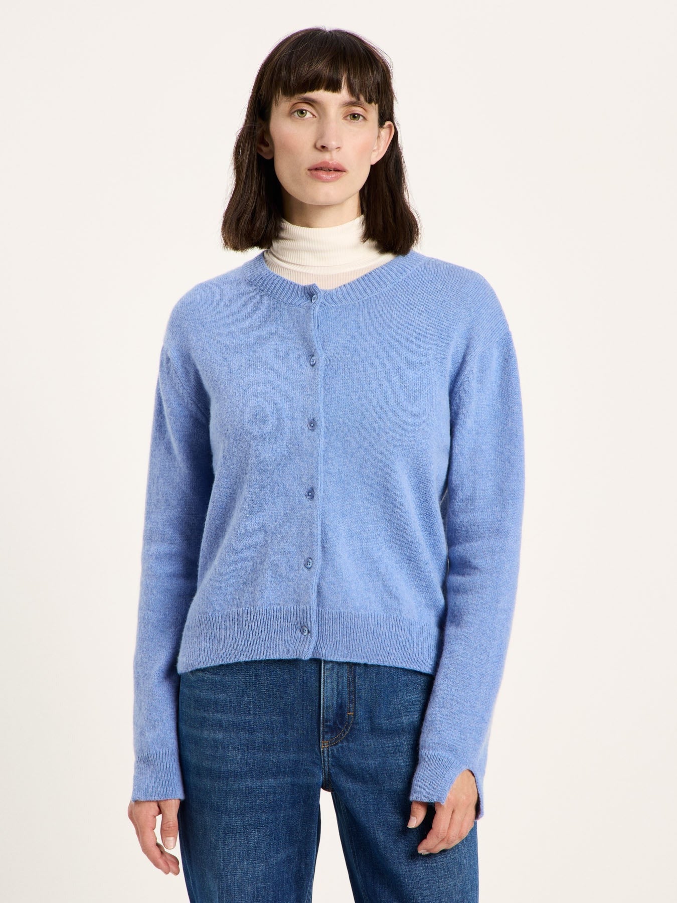 Cardigan Boxy Light Blue | Lanius