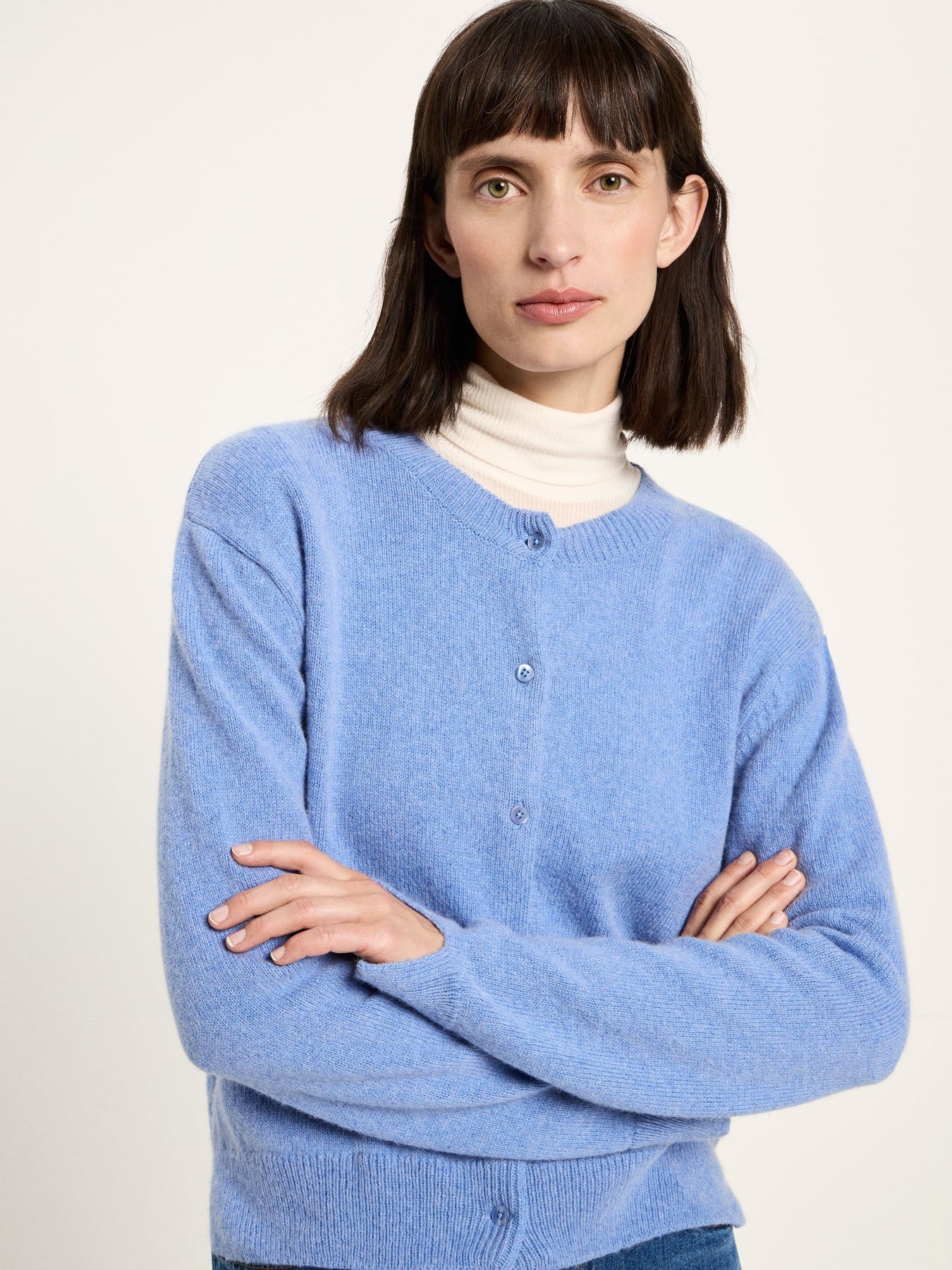 Cardigan Boxy Light Blue | Lanius