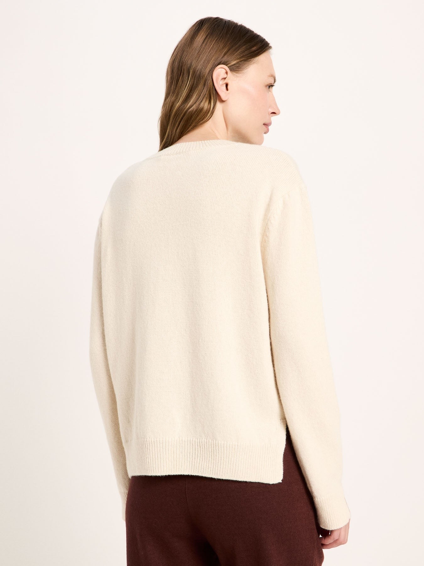 Cardigan Boxy Off White | Lanius