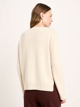 Cardigan Boxy Off White | Lanius