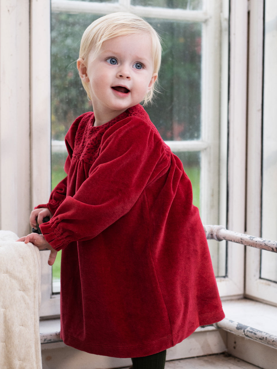 Baby Celebration Dress Red | SERENDIPITY