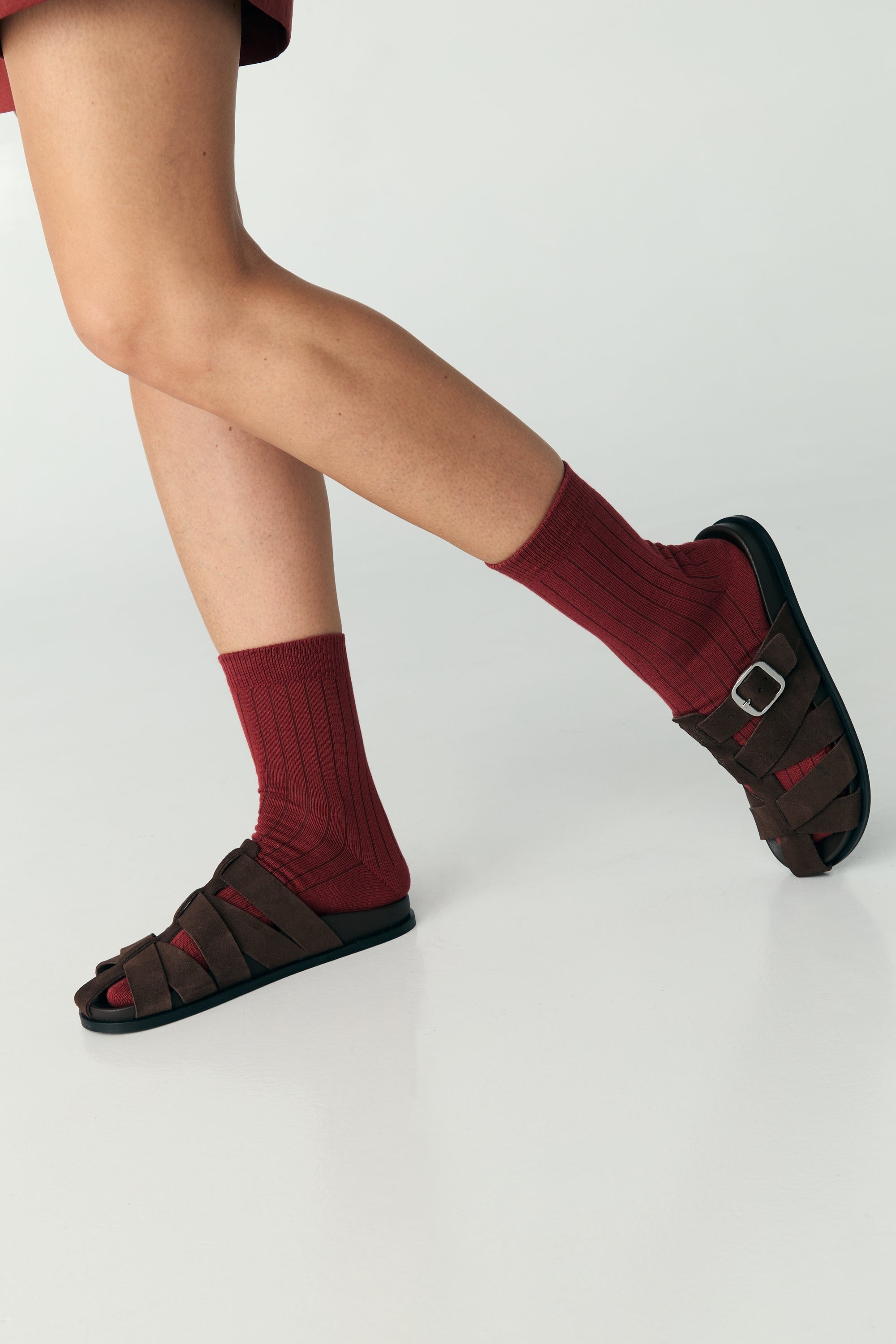 Calze Canale Unisex – Borgogna | Jutelaune