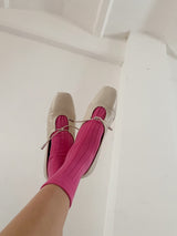Canale Unisex Socken – Fucsia | Jutelaune