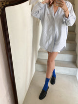 Klein Blue Canale Socks | JUTELAUNE