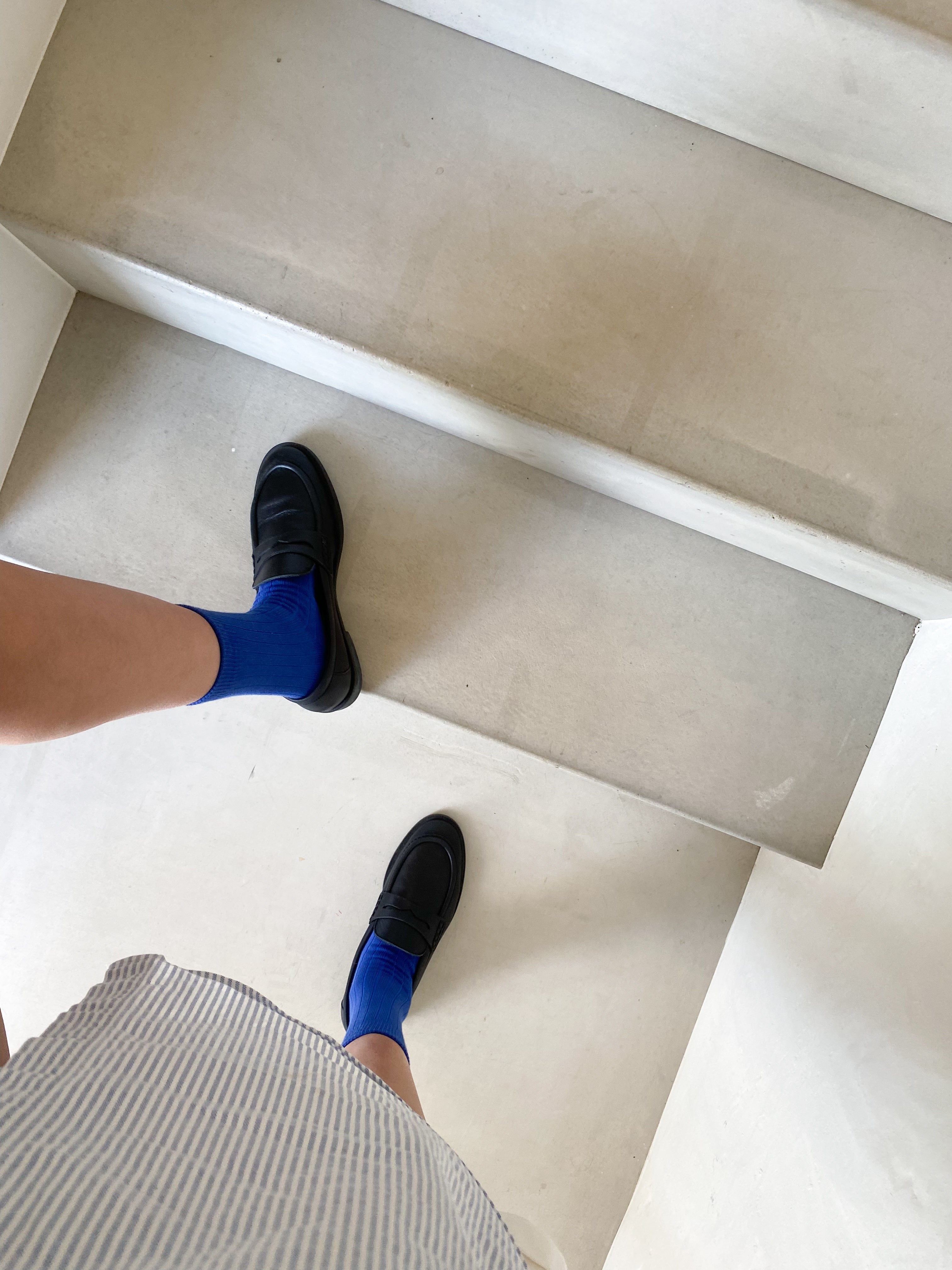Klein Blue Canale Socks | JUTELAUNE