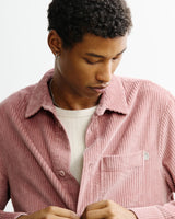 Camicia di Velluto a Coste Cotone Biologico Rosa Lavato | ROTHOLZ