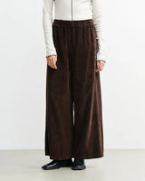 Cord ausgestellte Hose Schokoladenbraun | Rotholz