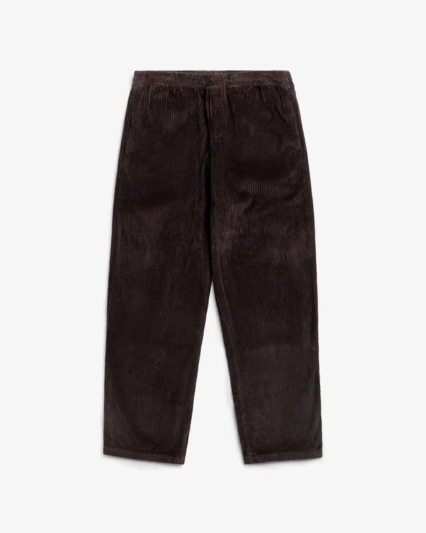 Wide-Leg Corduroy Trousers Chocolate Brown | Rotholz