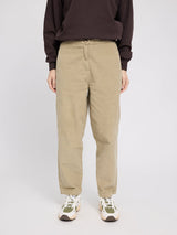 Pantaloni in velluto a coste cotone kaki chiaro | MAZINE