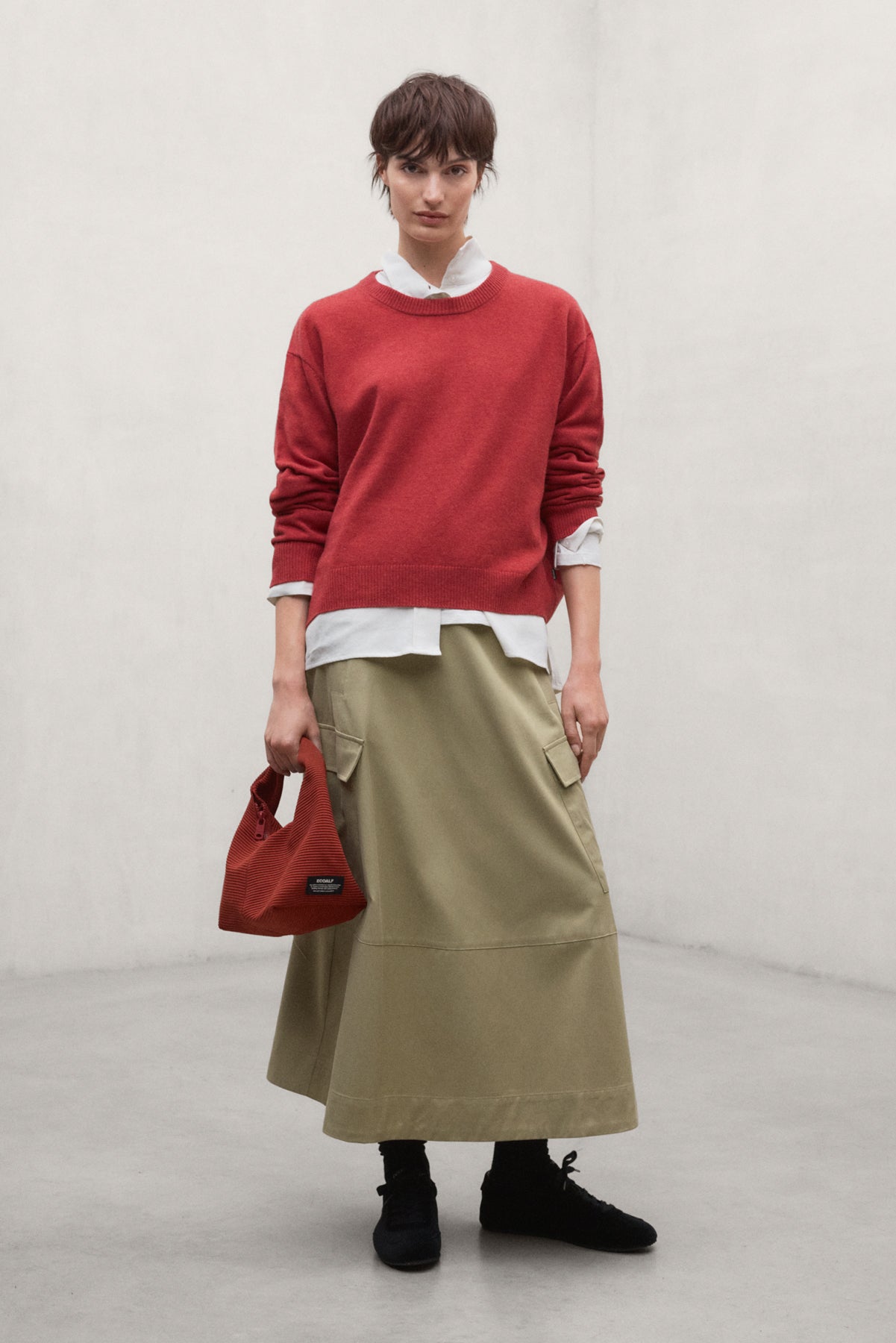 Maglione da donna Cosmos arancione scuro | ECOALF