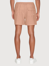 Swim Short Men Brown Recycled Polyester | Knowledge Cotton Apparel