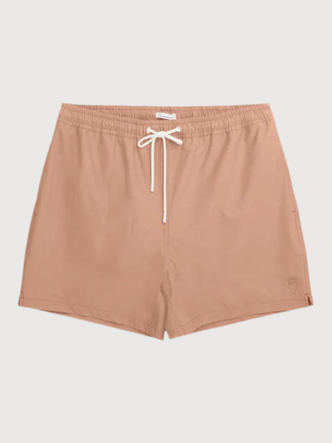 Swim Short Men Brown Recycled Polyester | Knowledge Cotton Apparel