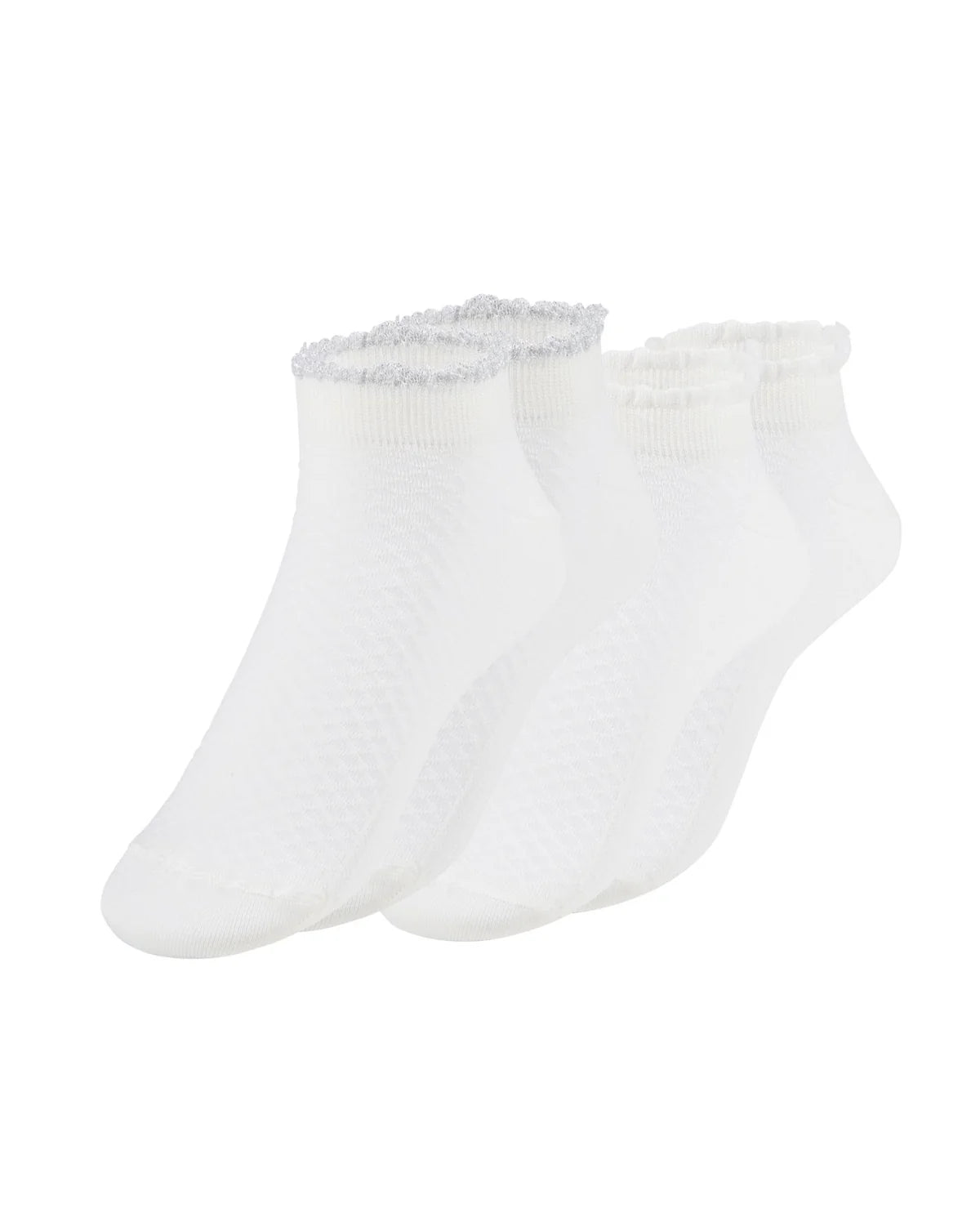 2er-Pack Socken Elegant Sneaker Offwhite | Ooley