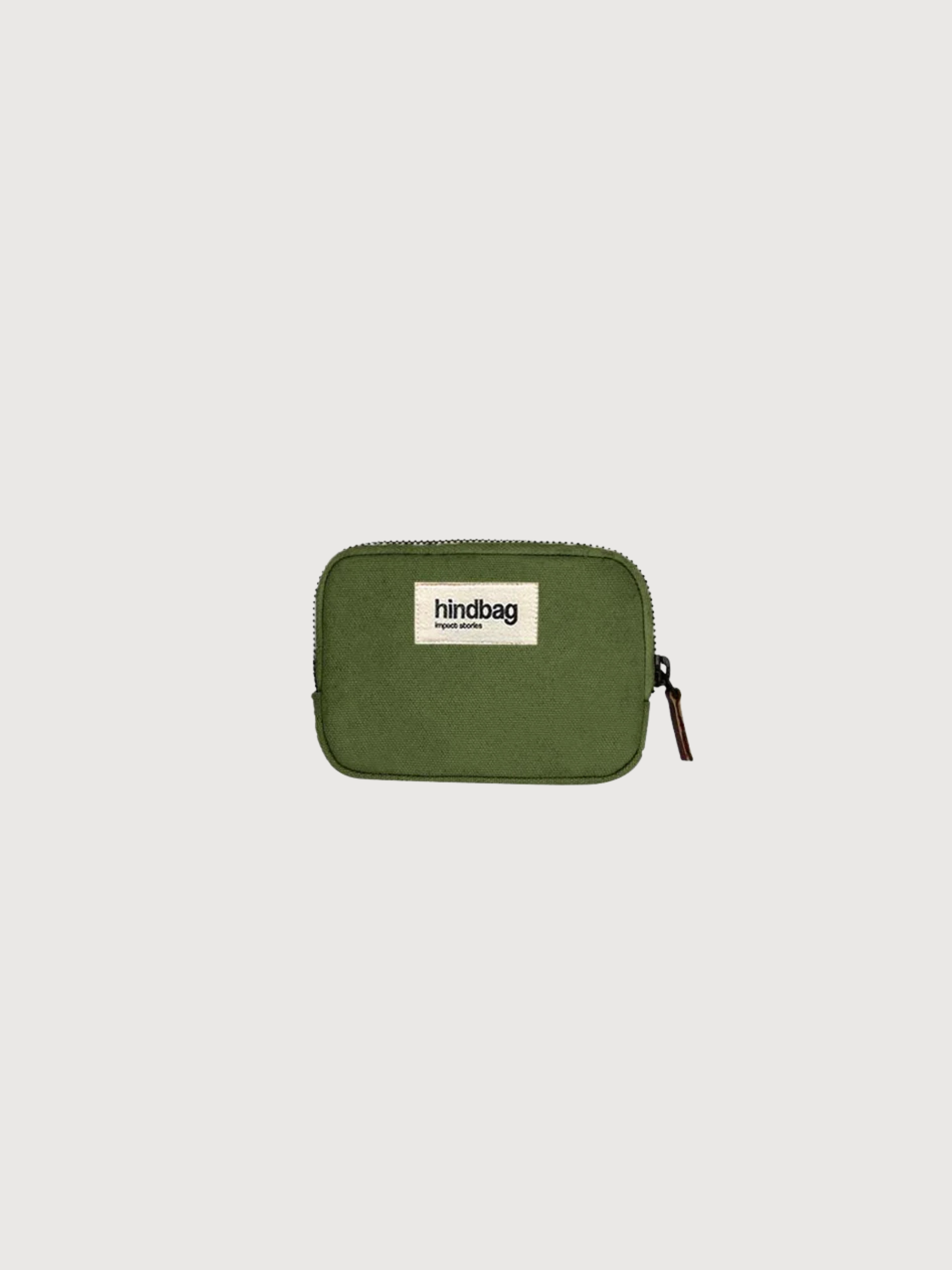 Lili Olive purse in organic cotton | Hindbag
