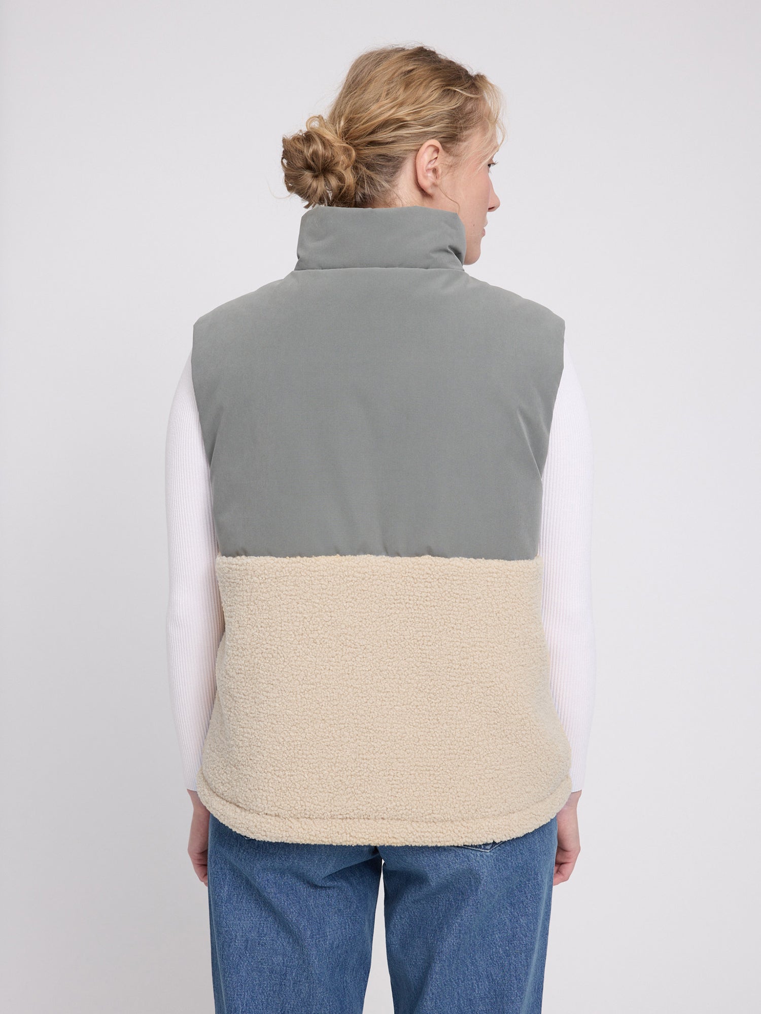 Gilet Fabrik Blocking Light Bottle/Natural | MAZINE