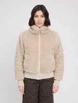 Jacke Kunstfell-Blouson Natur Damen | MAZINE
