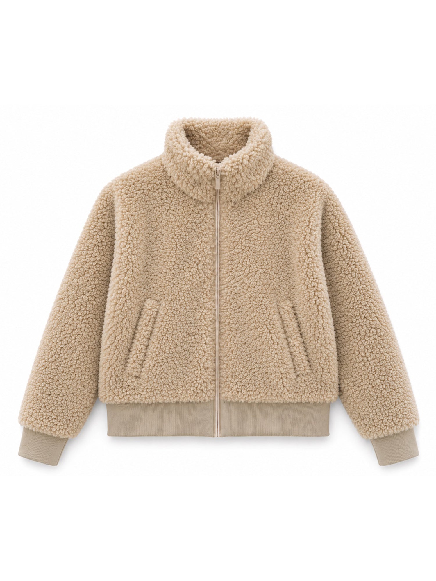 Jacke Kunstfell-Blouson Natur Damen | MAZINE