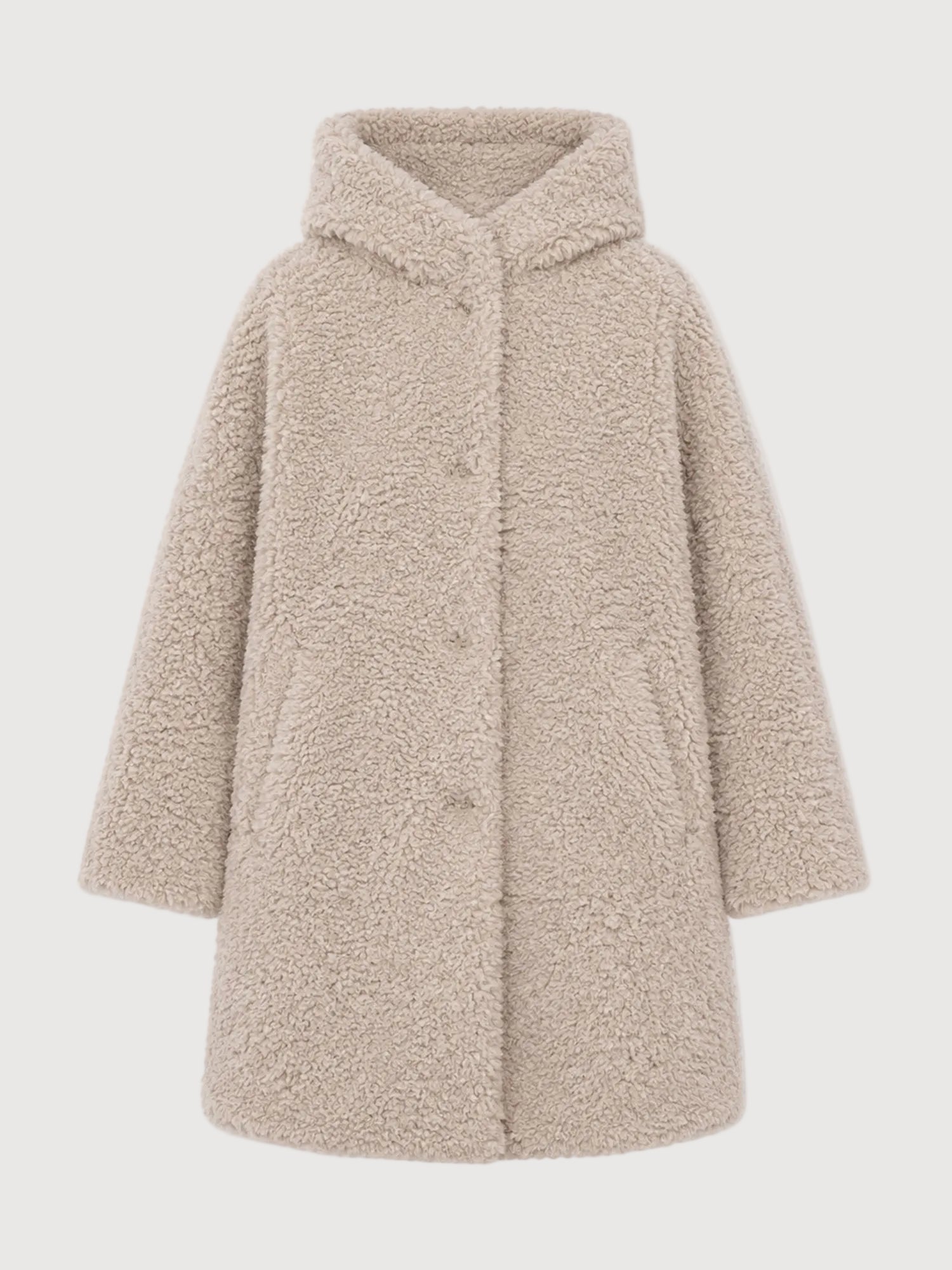 Coat Faux-Fur Natural Woman | MAZINE