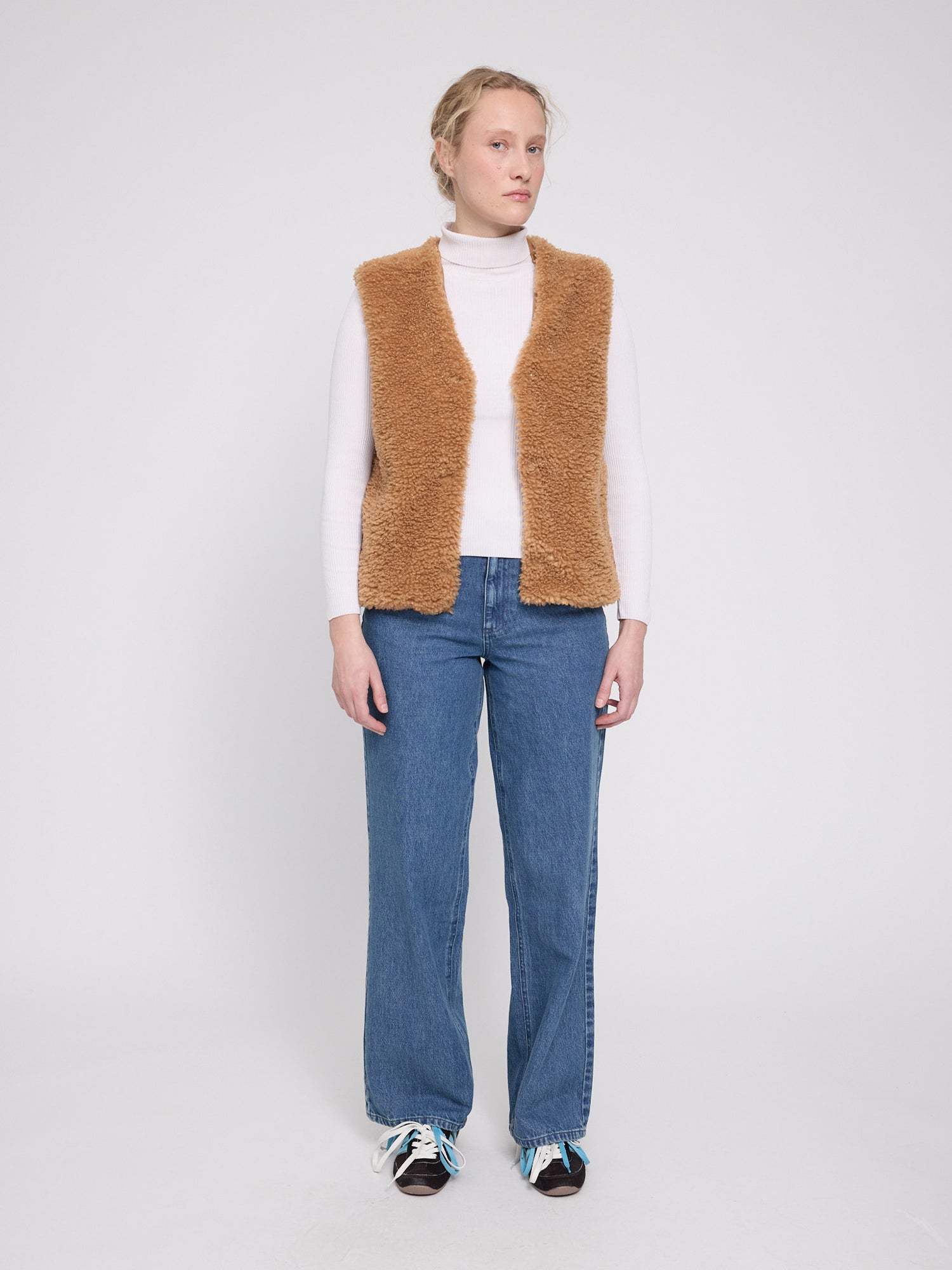 Vest Faux-Fur Fawn Woman | MAZINE