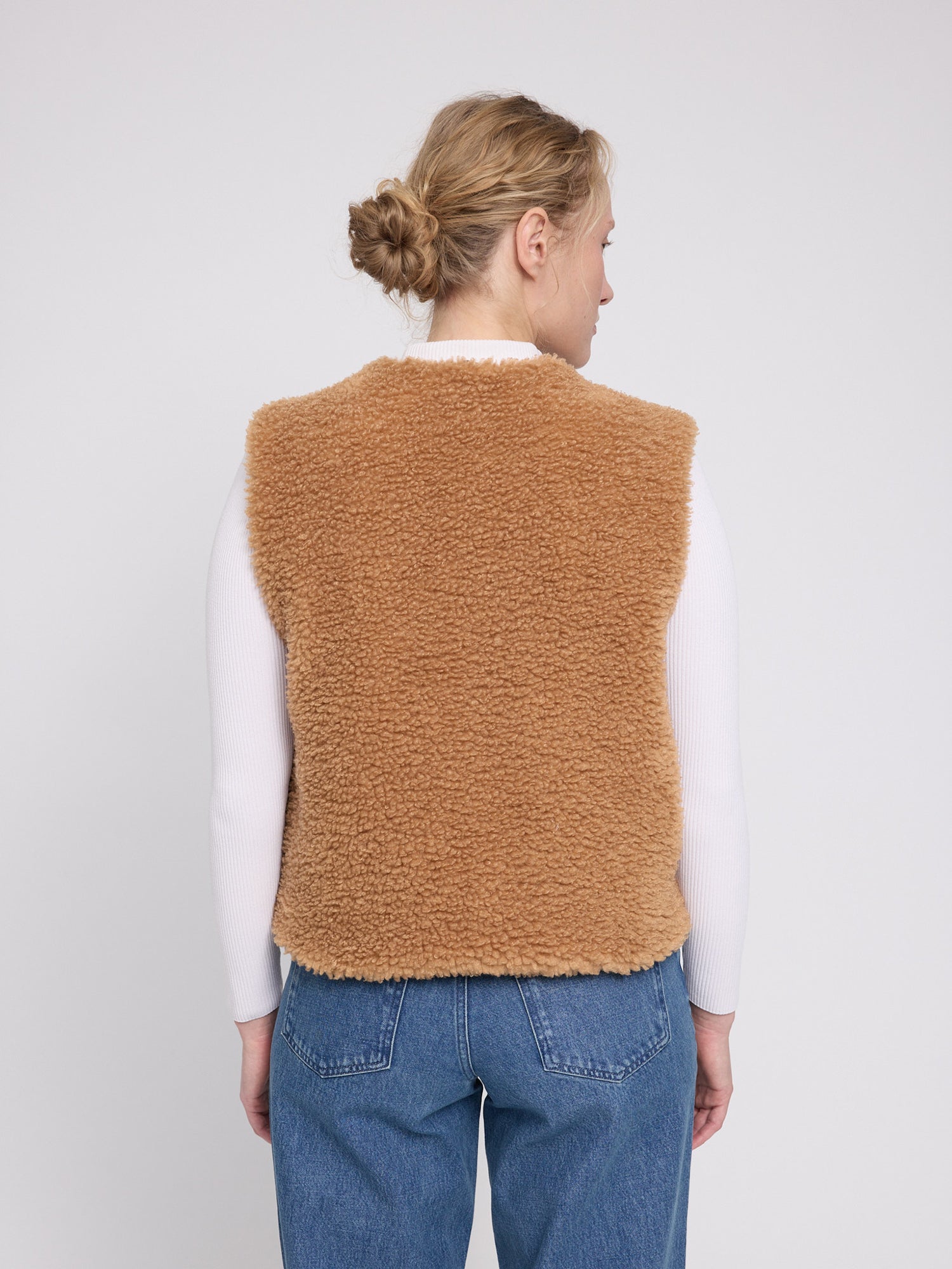 Vest Faux-Fur Fawn Woman | MAZINE