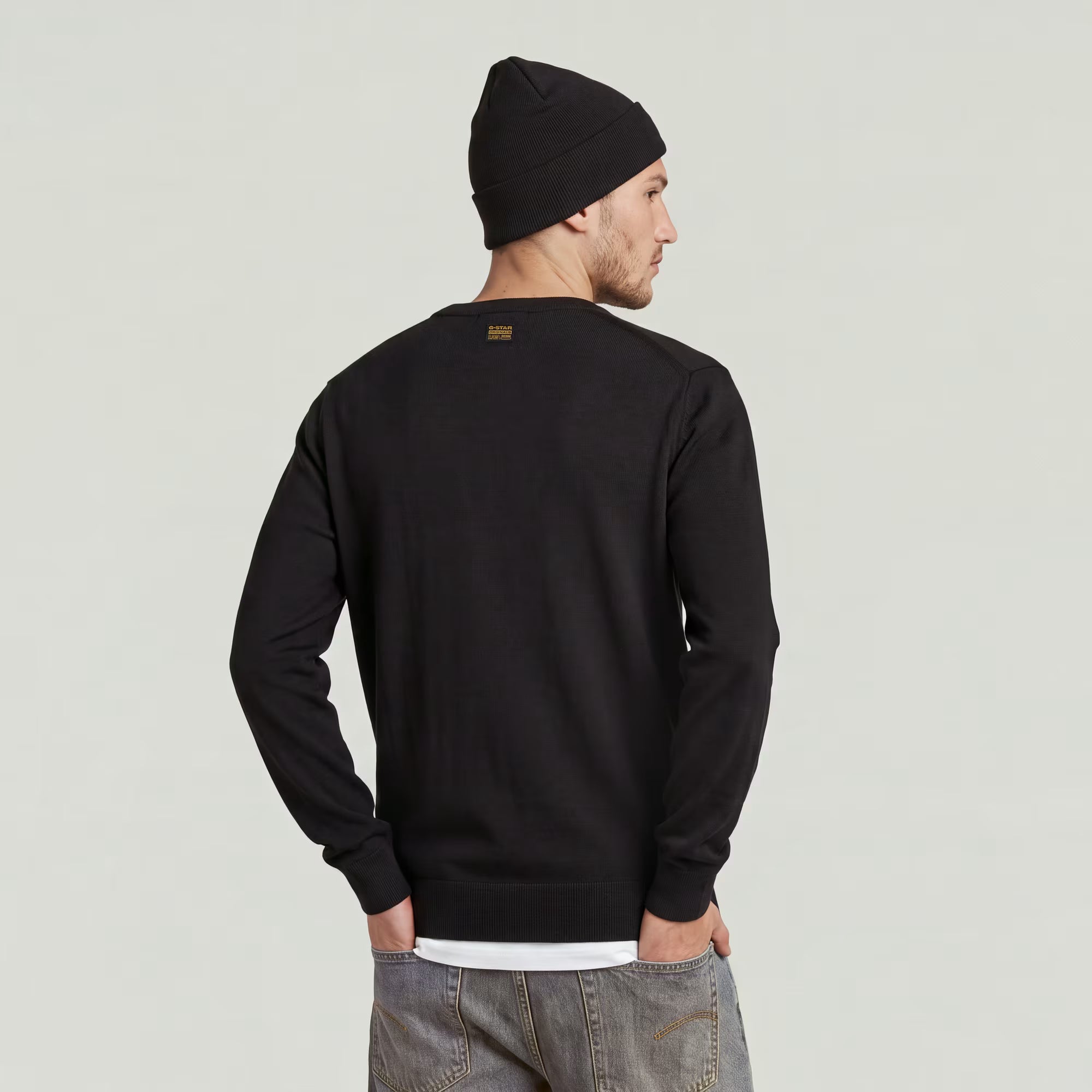 Core Refined Strickpullover Black Olive | G-STAR
