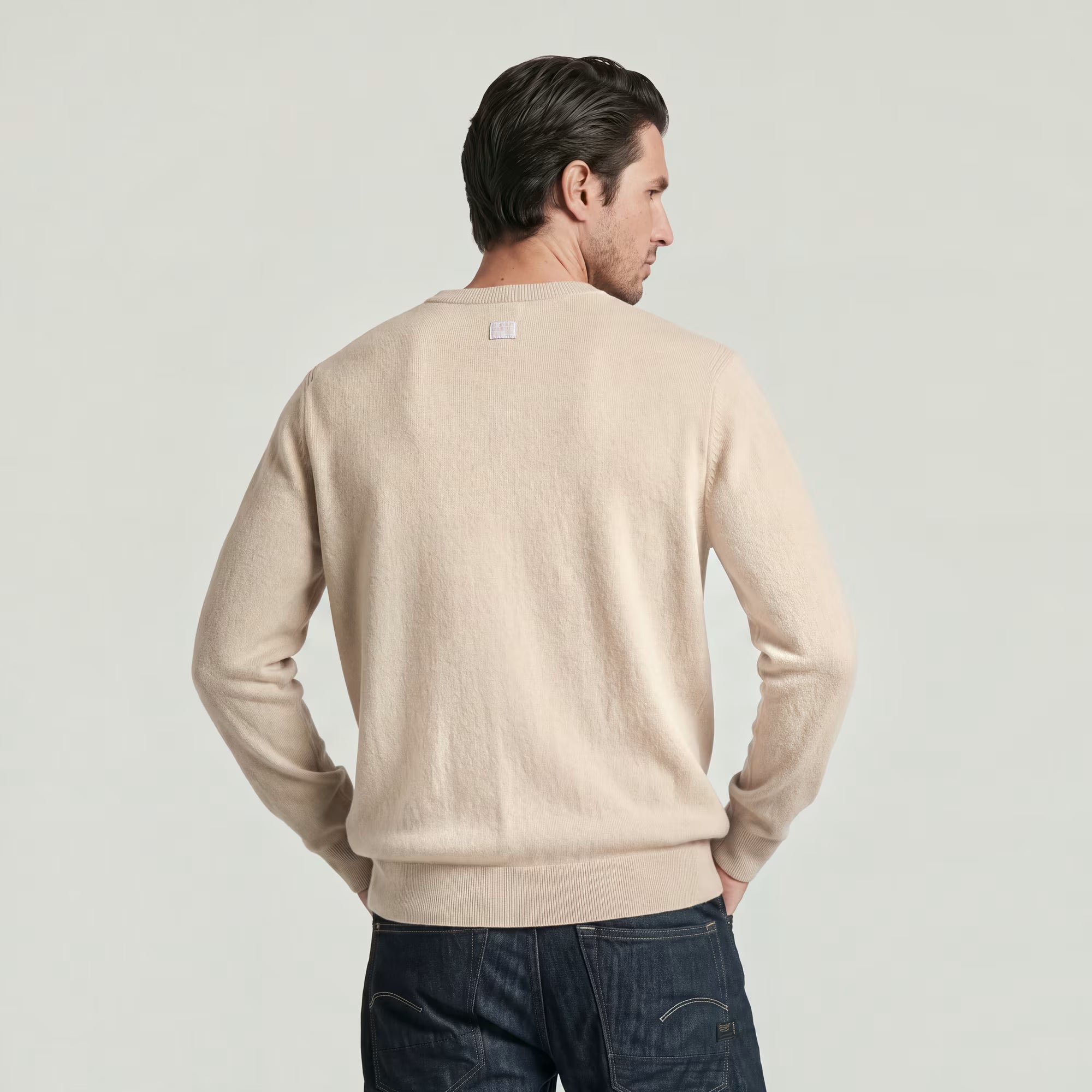 Core Refined Strickpullover Fossil | G-STAR