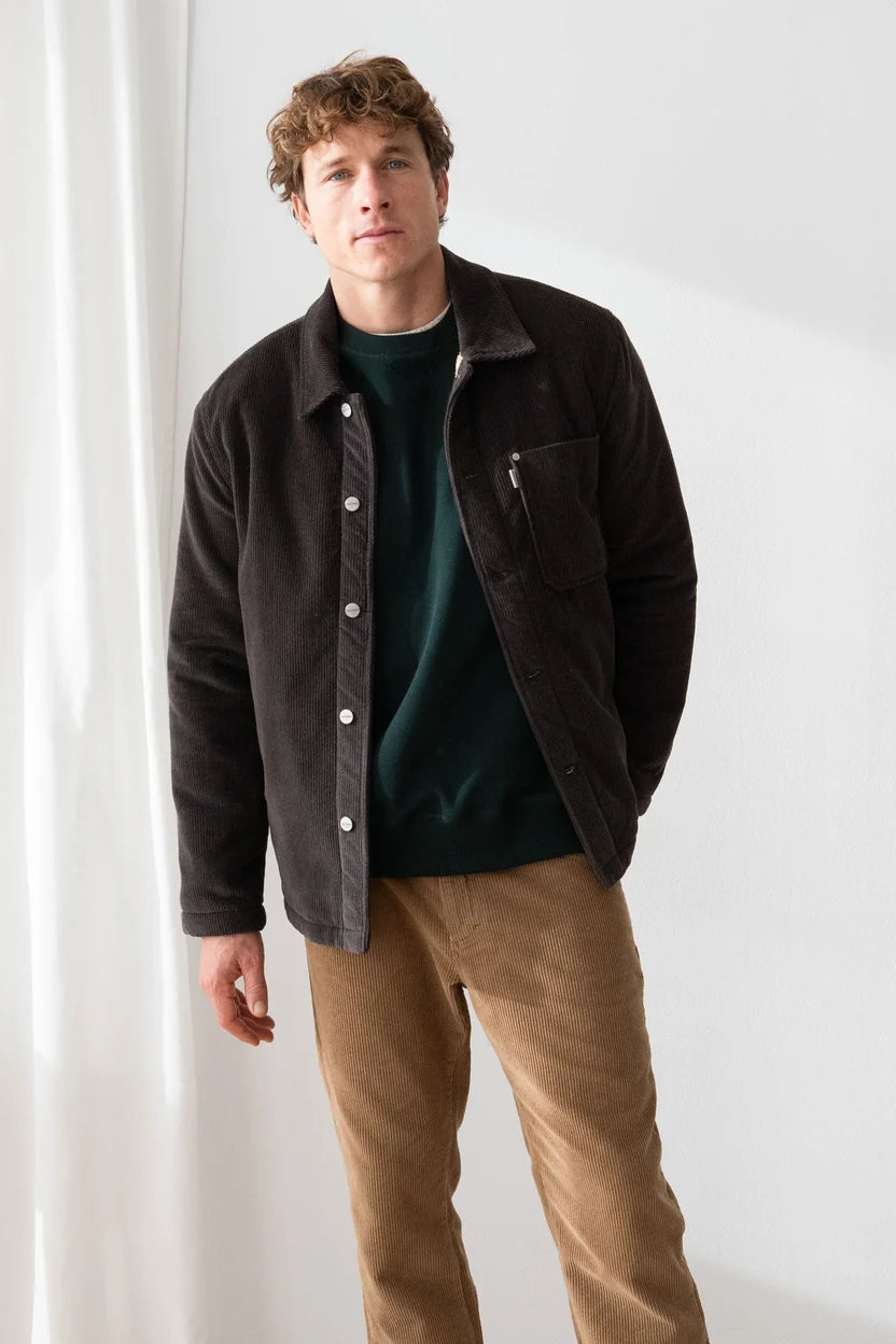 Geger Corduroy-Jacke Dark Sand | TWOTHIRDS